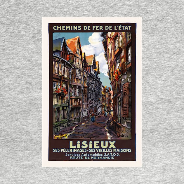 Lisieux France Vintage Poster 1930 by vintagetreasure